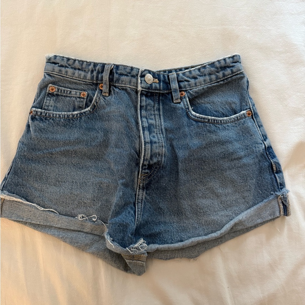 Zara Blue Jean Shorts for Women